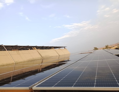66 kW rooftop solar installation at Shafique Enterprises