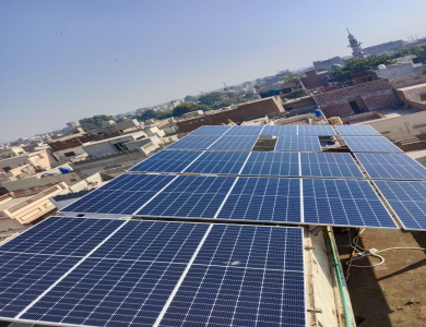 Residential rooftop solar installation for Dr Ismail Bashir